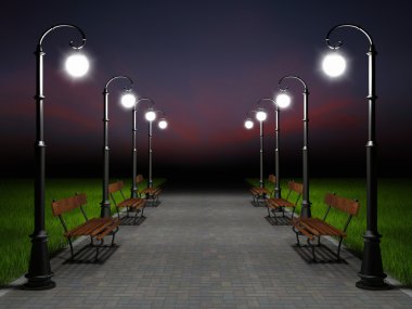 romantik bir gece çekimi
