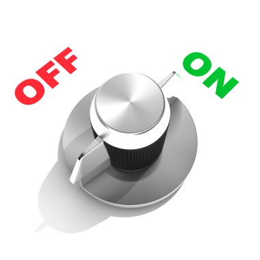 Analog toggle switch clipart