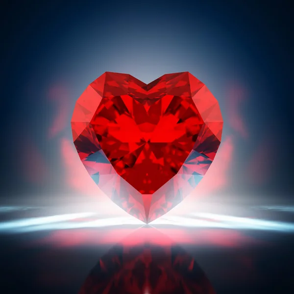 Cuore di diamante — Foto Stock