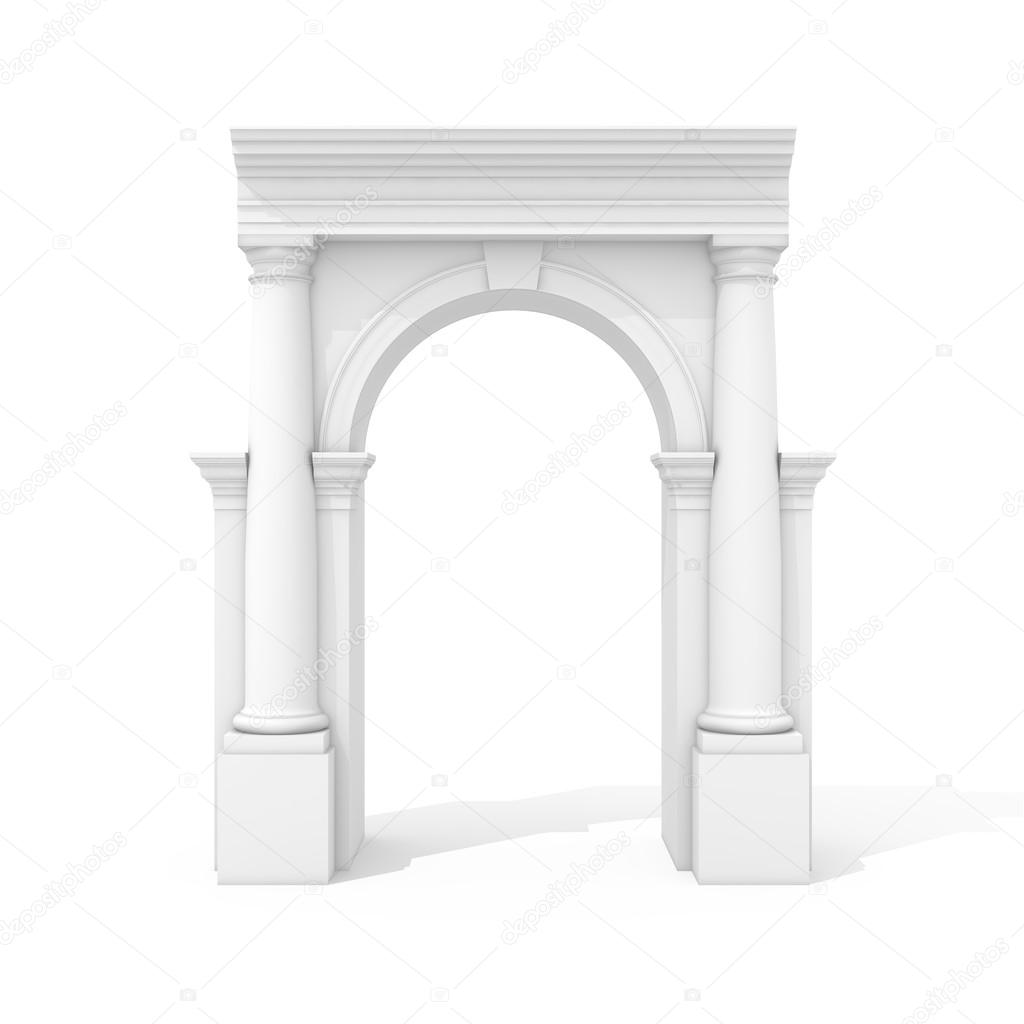 Arch with columns