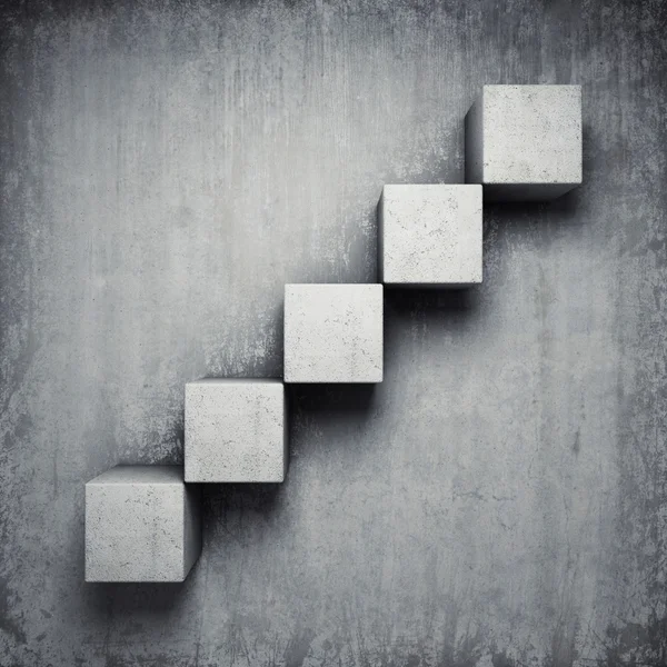 Abstract concrete staircase — Stock Photo, Image