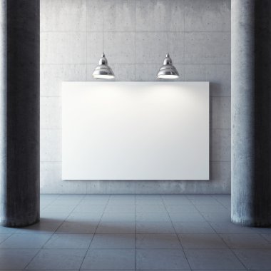 büyük beton Salonu