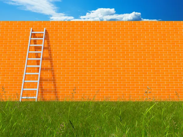 Blank brick wall — Stock Photo, Image