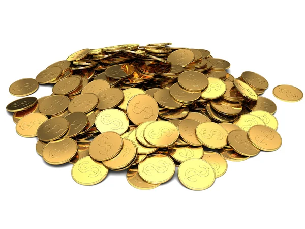 Monedas de oro — Foto de Stock