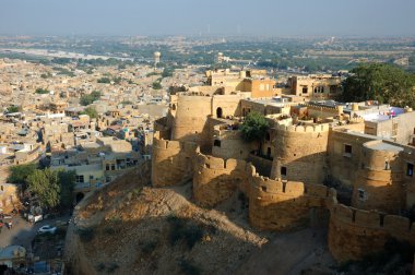 Altın Şehir jaisalmer Hindistan thar çöl tarafından çevrili manzarası