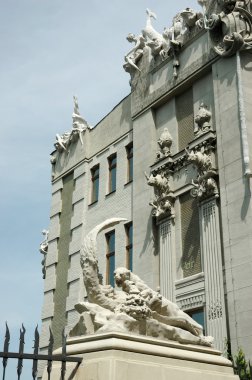 House'la chimeras, Kiev, Ukrayna ünlü dönüm noktası closeup