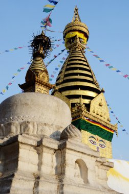 Katmandu, nepal, Asya, unesco swayambhunath stupa veya maymun Tapınağı