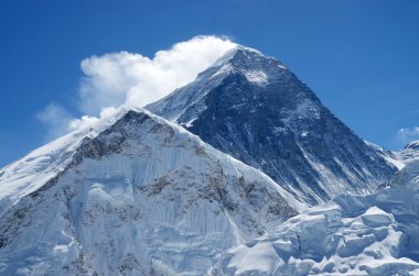 zirve everest veya sagarmatha - dünyanın en yüksek dağı