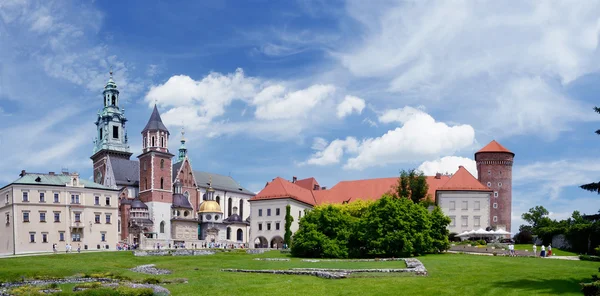 瓦维尔皇家城堡，克拉科夫，波兰，教科文组织文化遗产 — 图库照片