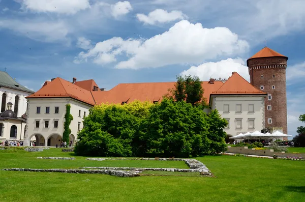 Sandomierska toren in de wawel, krakow, Polen — Stockfoto