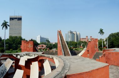 Jantar mantar panorama - Ortaçağ Gözlemevi, delhi, India
