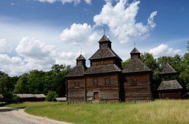eski diriliş ahşap kiliseden poltavshina region, Ukrayna
