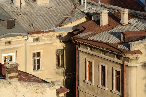 Evlerin Odessa eski şehir merkezi, Ukrayna — Stok fotoğraf