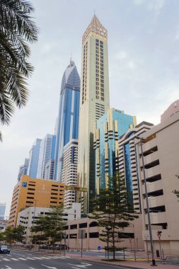 Dubai, BAE 19 Şubat 2021: Dubai Şehir Yürüyüşü