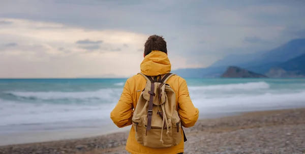 Antalya, tacchino, passeggiata invernale sul Mar Mediterraneo — Foto Stock