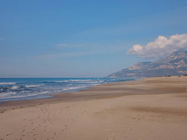 Patara Plajı Türkiye Ünlü Bir Turizm Merkezi Doğal Varış Yeridir — Stok fotoğraf