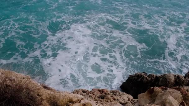 Piękna plaża Kaputash nad Morzem Śródziemnym w Turcji. — Wideo stockowe