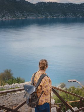 Türkiye 'nin Kekova adasında seyahat ve turistik merkezler.