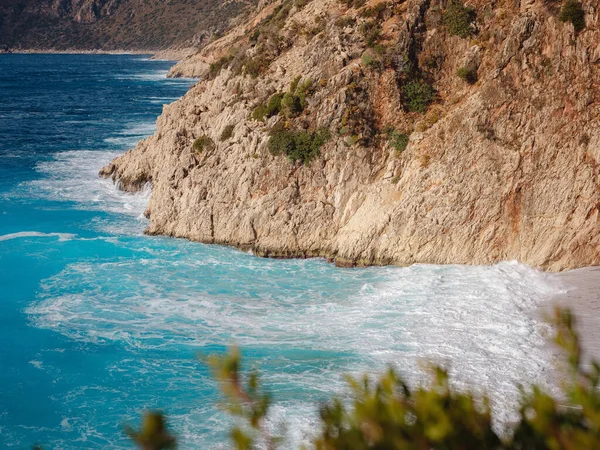 Kaputas strand, Földközi-tenger, Kas, Törökország — Stock Fotó