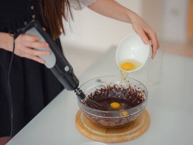 Fırın, yemek ve insan konsepti