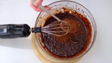 Karışık malzemeler pişirmek için hazırlandı.