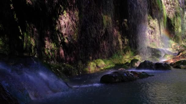 安塔利亚著名的库尔顺卢瀑布 — 图库视频影像