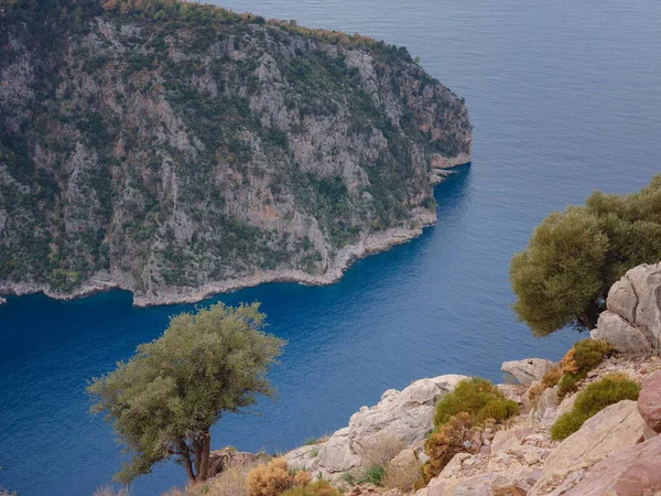 Butterfly Valley Kelebekler Vadisi City Oludeniz Fethiye Western Turkey You — Stock Fotó