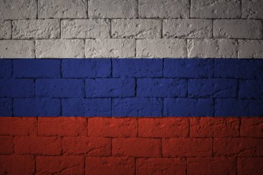 İle orijinal oranlarını bayrak. Rusya bayrağı grunge closeup