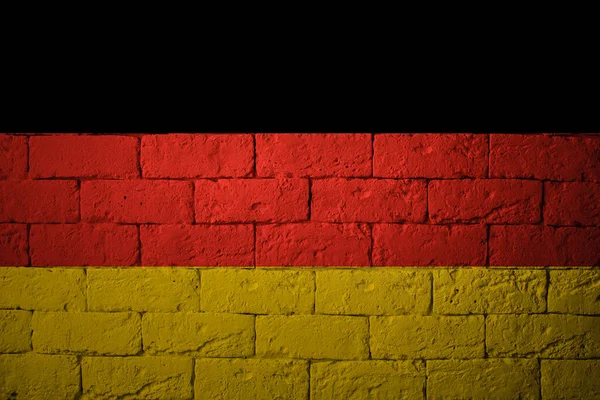 Флаг Оригинальными Пропорциями Крупный План Гранж Флага Германии — стоковое фото