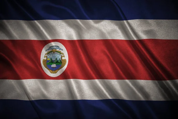 크기와 플래그 코스타 리카의 국기의 — 스톡 사진