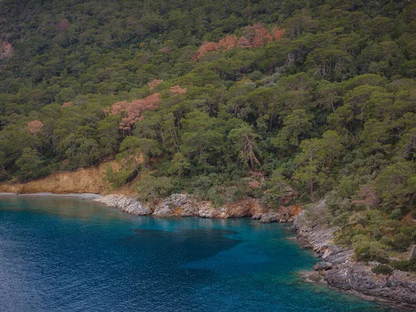 Oludeniz Fethiye Türkiye Deki Lagün Git Darbogaz Yakınlarında Bir Plaj — Stok fotoğraf