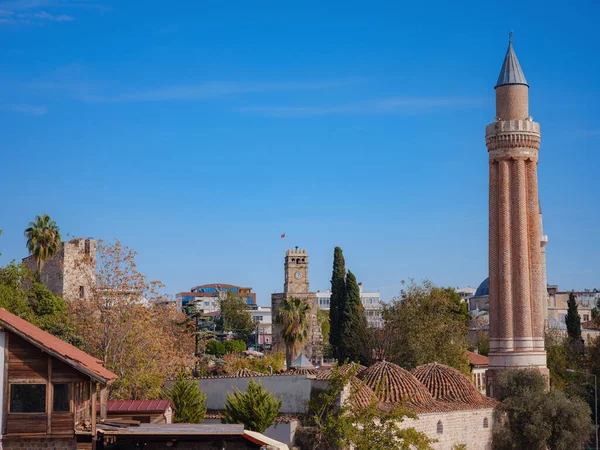 Antalya Turkey November 2021 Yivli Minaret Travel Turkey Old Town — Stock Photo, Image