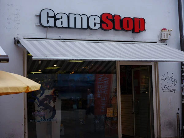 Basel Sviçre Temmuz 2022 Basel Deki Gamestop Video Oyun Mağazası — Stok fotoğraf
