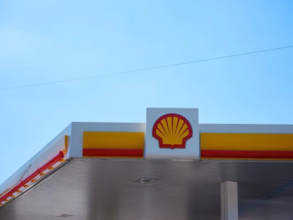 Basel Switzerland July 2022 Royal Dutch Shell Plc Shell Anglo — Stockfoto
