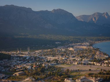 travel to Turkey, Kemer in autumn seasone. Picturesque nature. Sea and mountains.