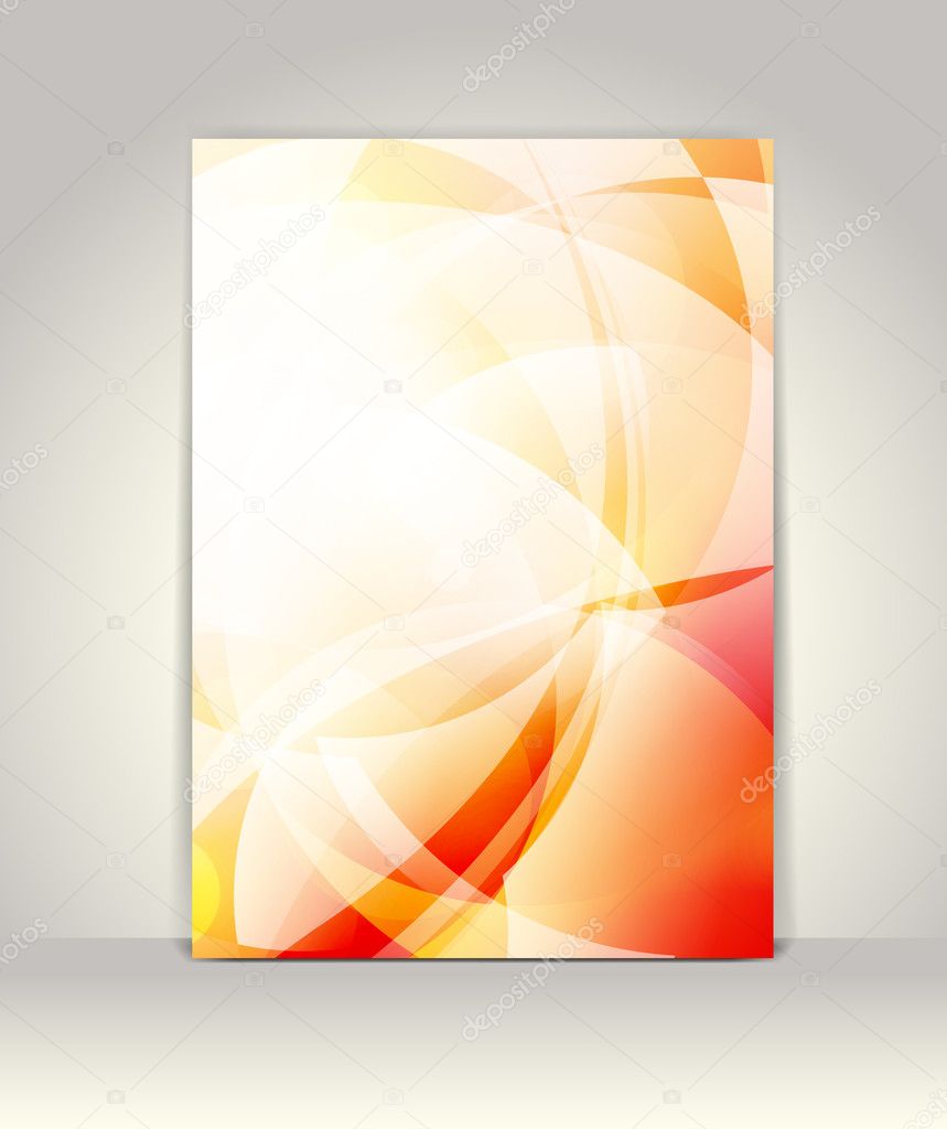 Flyer or brochure template, abstract technology design