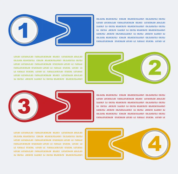 Modelo de infográficos modernos — Vetor de Stock