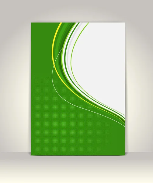 Plantilla de folleto o folleto, diseño colorido abstracto — Vector de stock