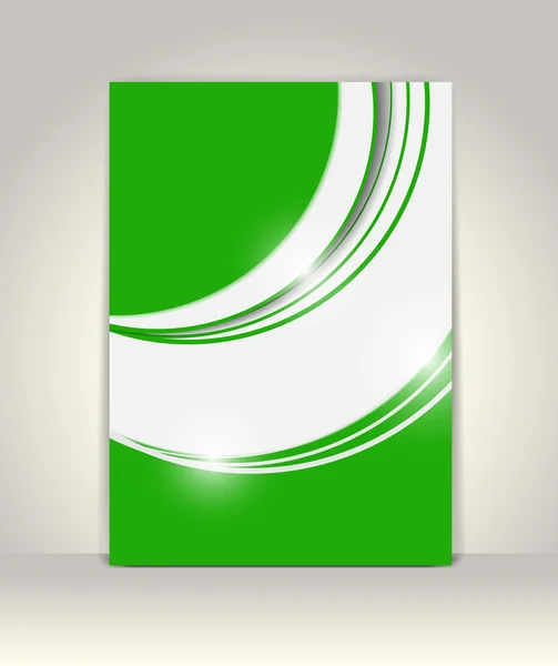Modèle de dépliant ou de brochure, design abstrait — Image vectorielle