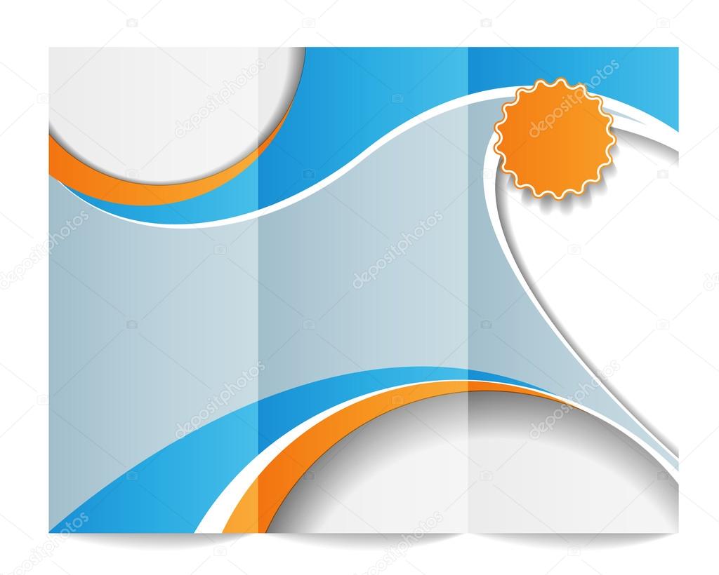 Tri-fold brochure template Stock Vector Image by ©d_arts #43349887