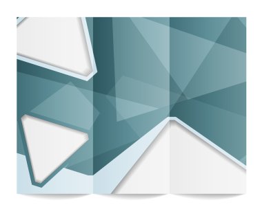 Üç katlı broşür şürü