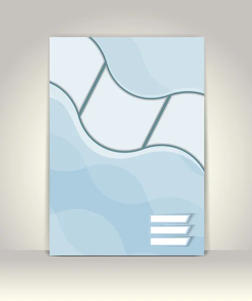 Šablona obálky letáku, brožury nebo časopisu — Stockový vektor