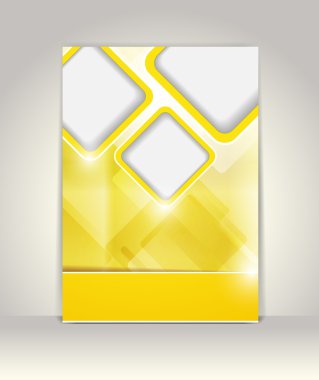 Broşür ya da dergi kapağı şablonu