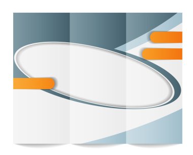 Üç katlı broşür şürü