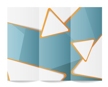 Üç katlı broşür şürü