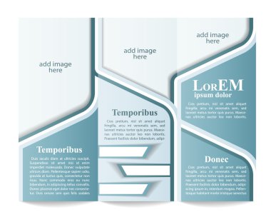 Üç katlı broşür şürü