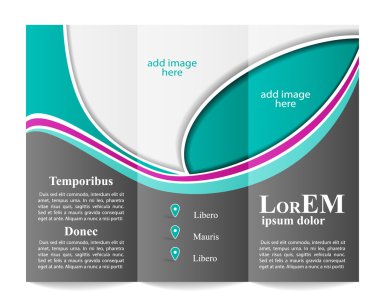 Üç katlı broşür şürü