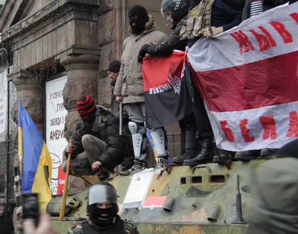 Self-Defense of Maidan — Stock Photo, Image