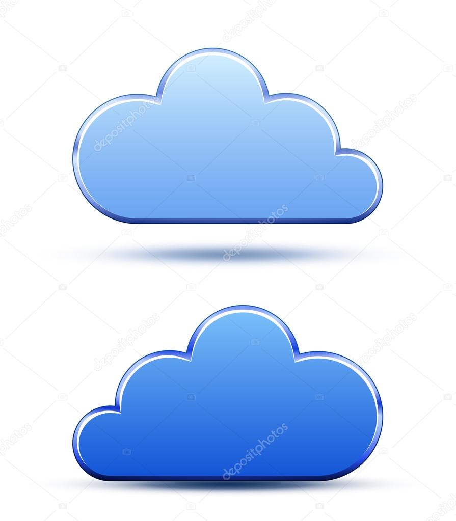 Cloud computing logo template