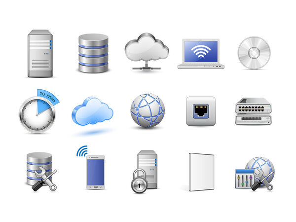 Network devices and computing icons